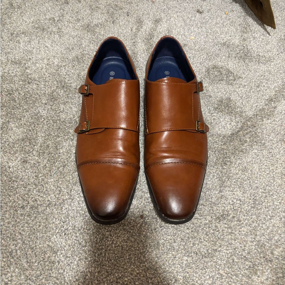 Bruno Marc Brown Men's Loafers
